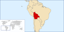 Bolívia Location