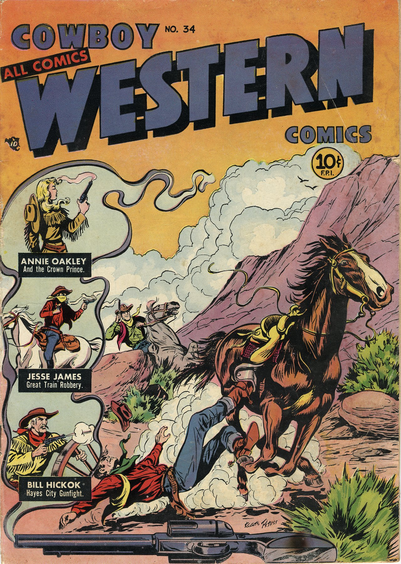 Read online Cowboy Western Comics (1948) comic -  Issue #34 - 1