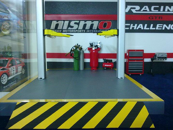 diecast collection Garage Diorama