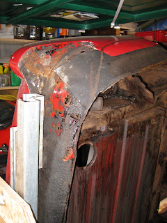 MGB Restoration: Rear Wing Repair