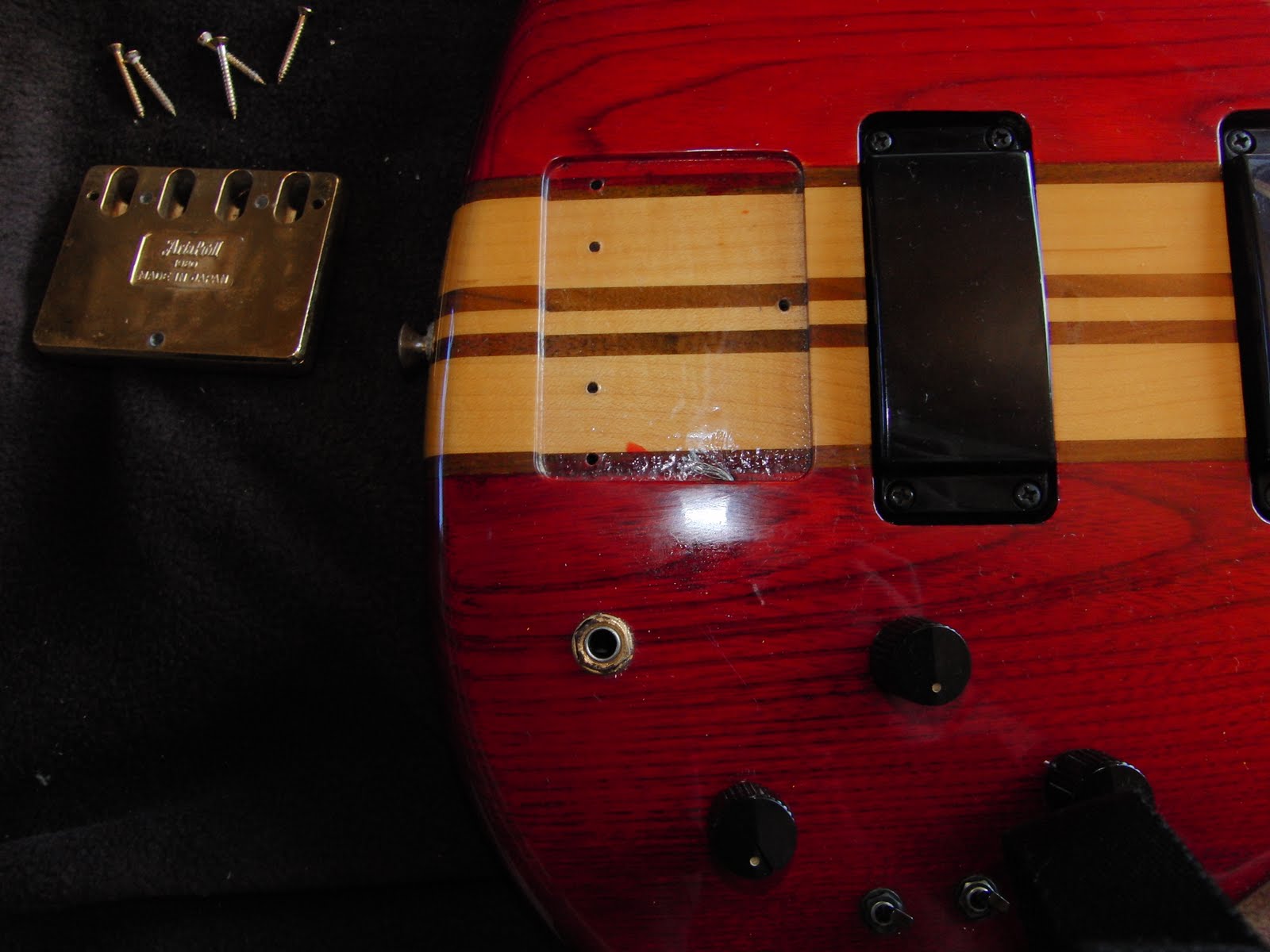 Aria Basses Aria Pro II SBELT Neck Repair