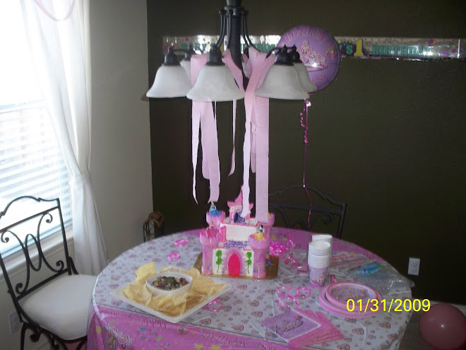 Decorations! besides the twenty balloons in the house!
