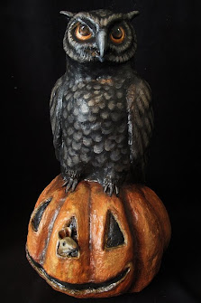 Owl on the Pumpkin