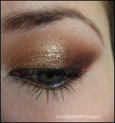 bronze make-up look