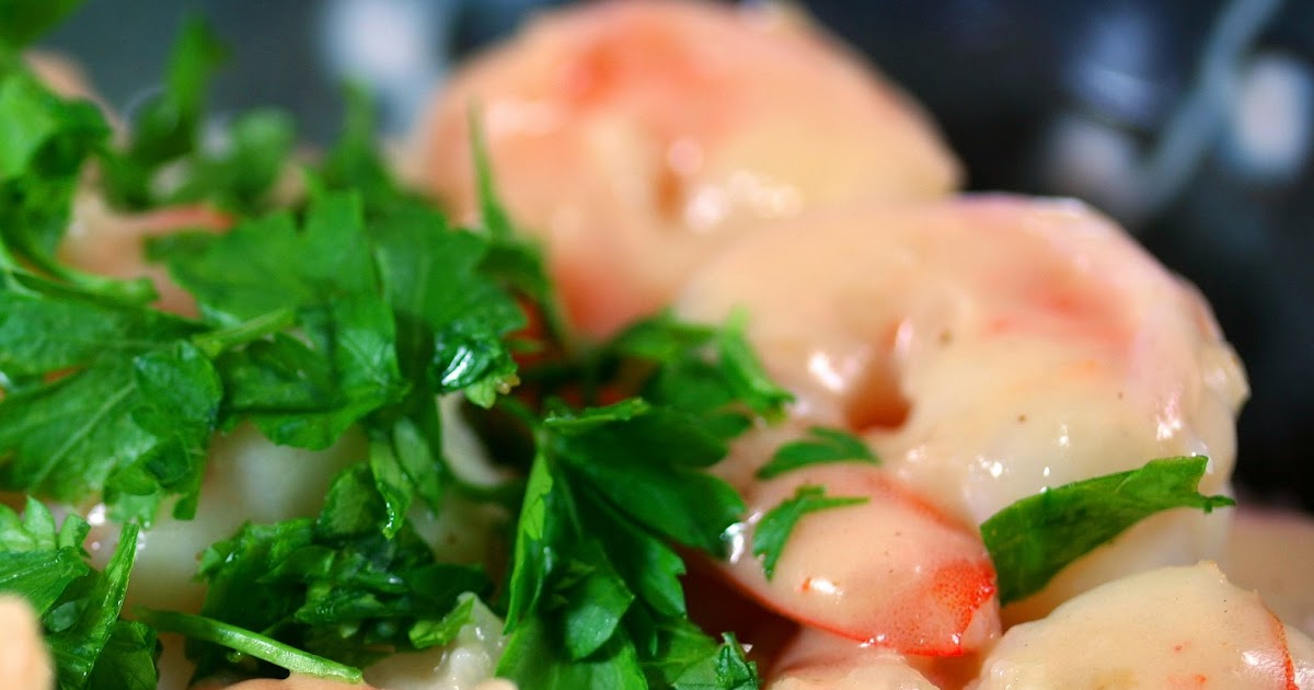 Culturally Confused Shrimp in Brandy Cream Sauce Over OrangeScented Rice