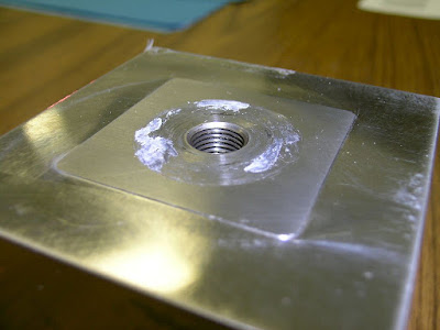 ultrasonic horn surface from side