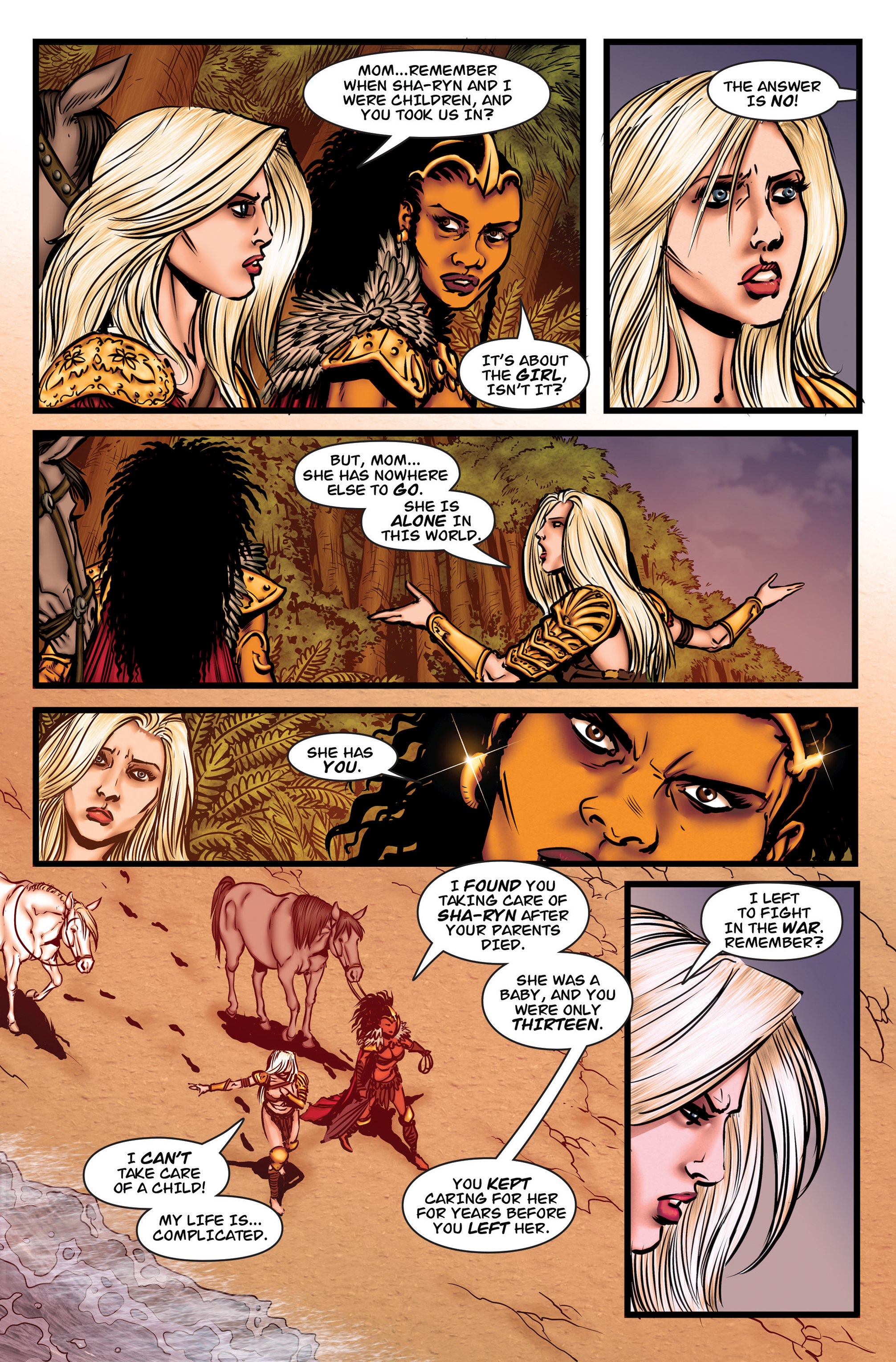 Read online Arhian: Head Huntress comic -  Issue #5 - 13