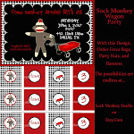 Sock Monkey Wagon Party