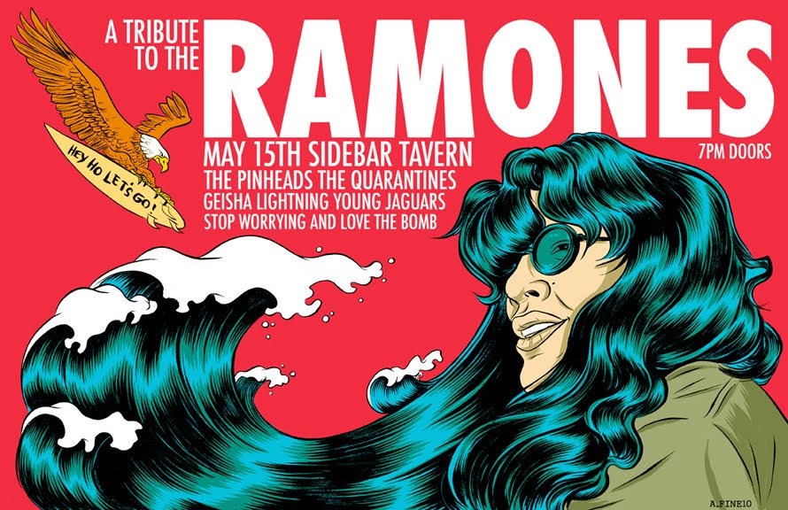 Alex Fine Illustration: R.A.M.O.N.E.S. Ramones!