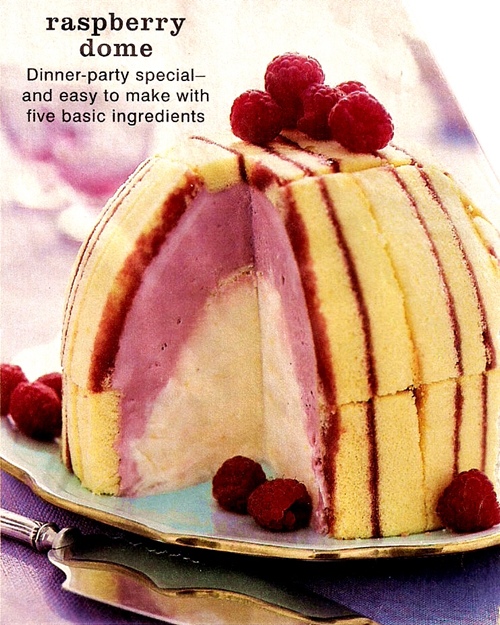 DEE RECIPES RaspberryPeach Dome