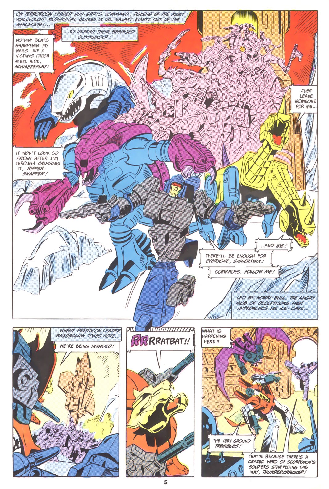 Read online The Transformers (UK) comic -  Issue #207 - 5
