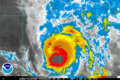 Meteorología Extrema Huracán Jimena es un categoria 5