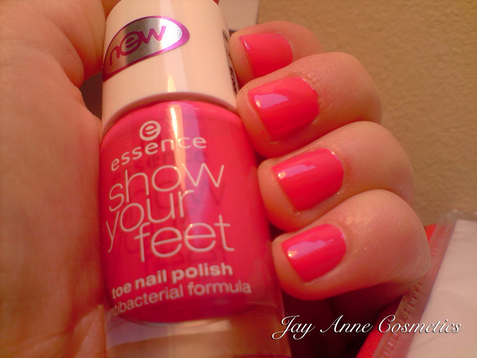 Jay Anne Cosmetics My New Hot Pink Nail Polish