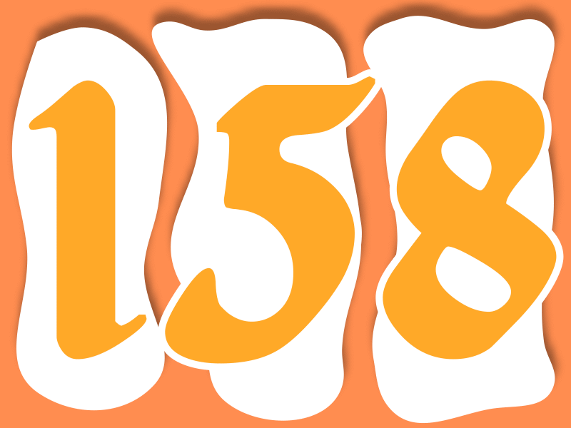 numbers-number-158