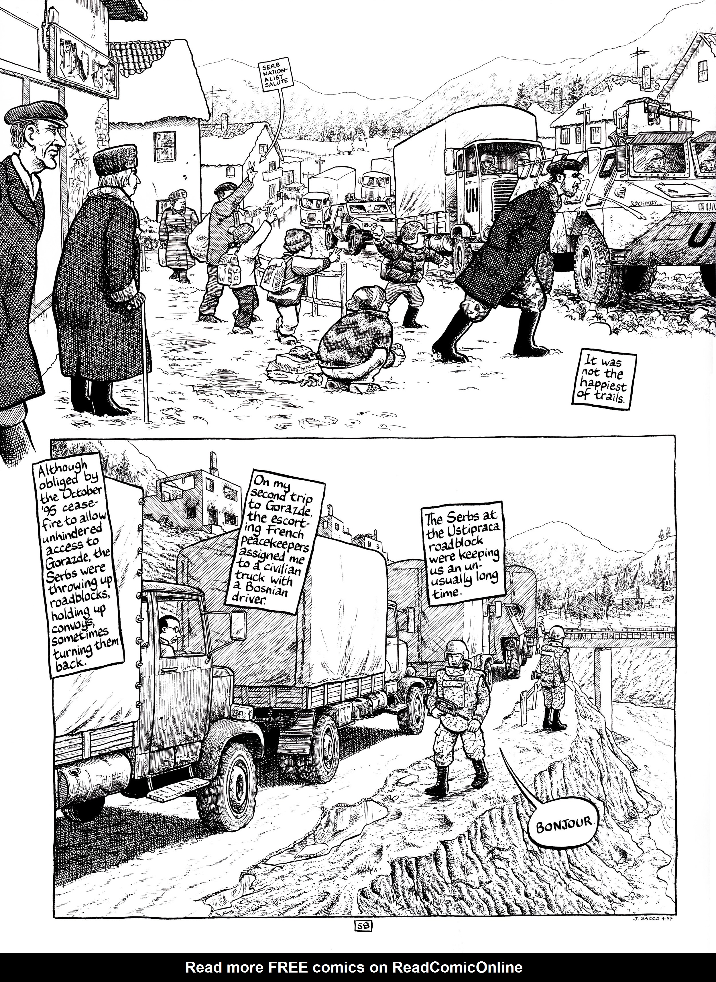 Read online Safe Area Goražde comic -  Issue # TPB (Part 1) - 96