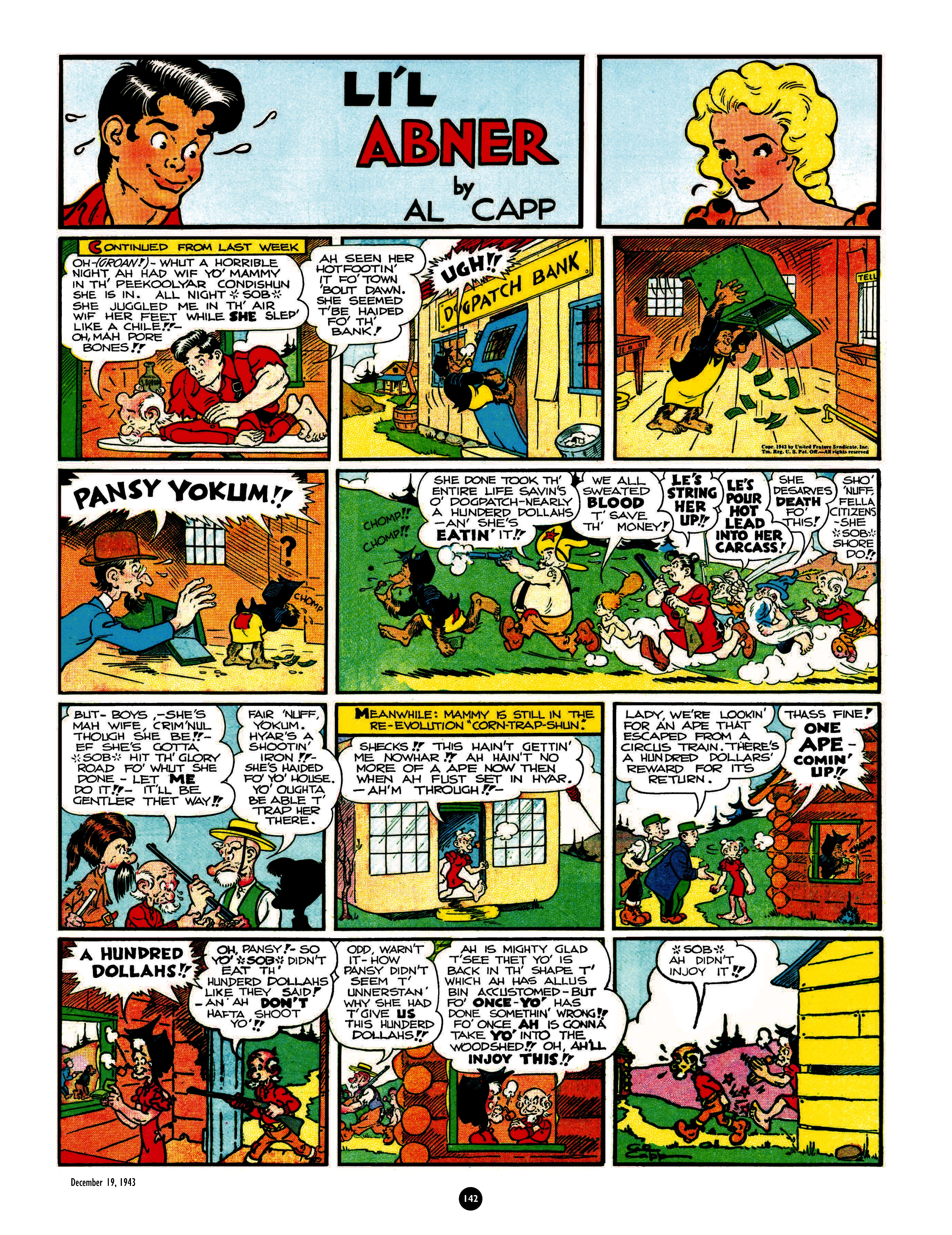 Read online Al Capp's Li'l Abner Complete Daily & Color Sunday Comics comic -  Issue # TPB 5 (Part 2) - 44