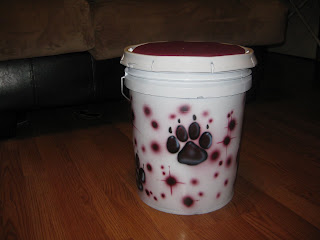 The Ruggles Family: Rylee's cheerleading bucket