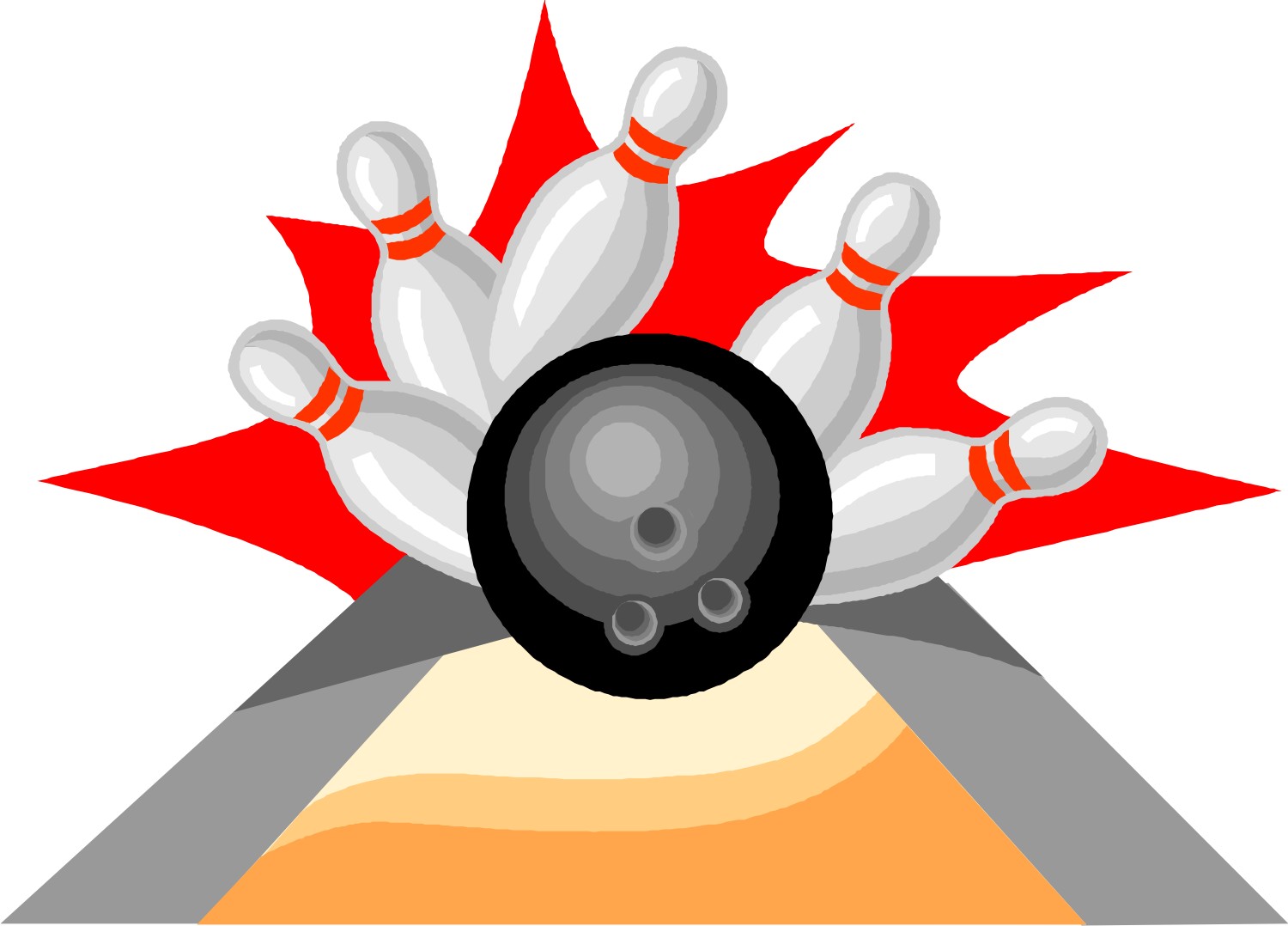 clipart quille de bowling - photo #48