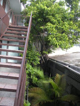 Part of the way up to my room