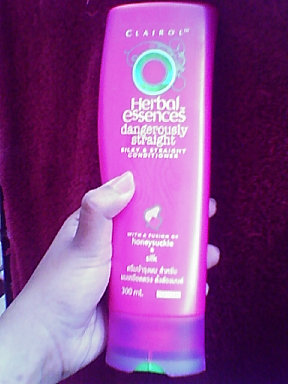oflipstickandblushes Herbal Essence dangerously straight silk and