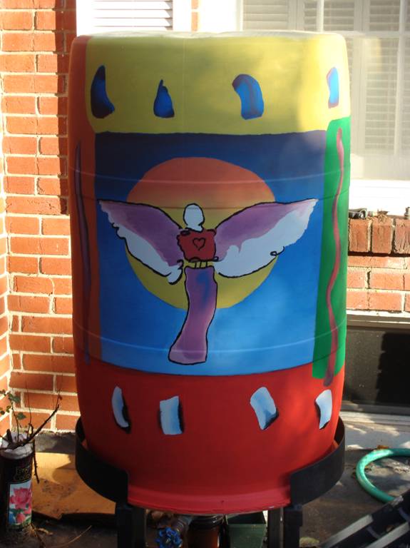 Wichita Rain Barrels Two more AWSOME custome painted Wichita Rain Barrels!