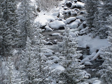snow covered stream