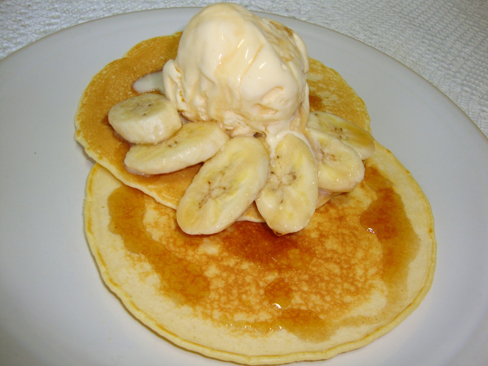 My Culinary Memoirs Pancakes with Banana and Icecream