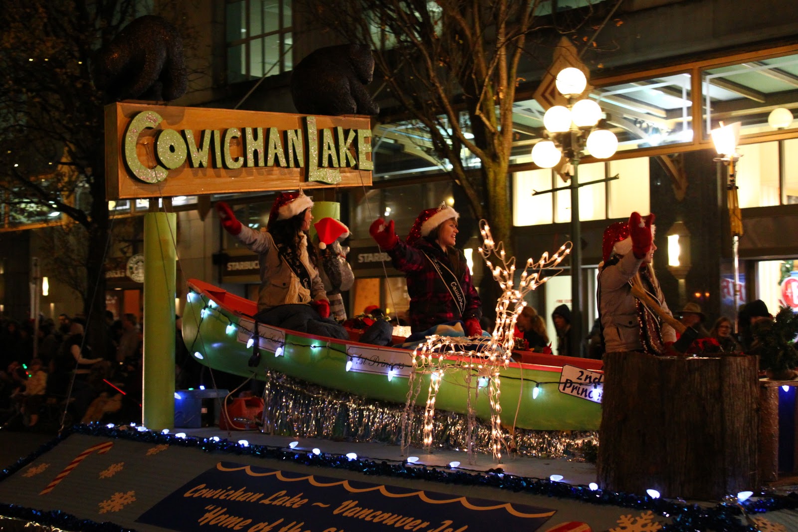 sunflowers and sunrises Santa Claus Parade