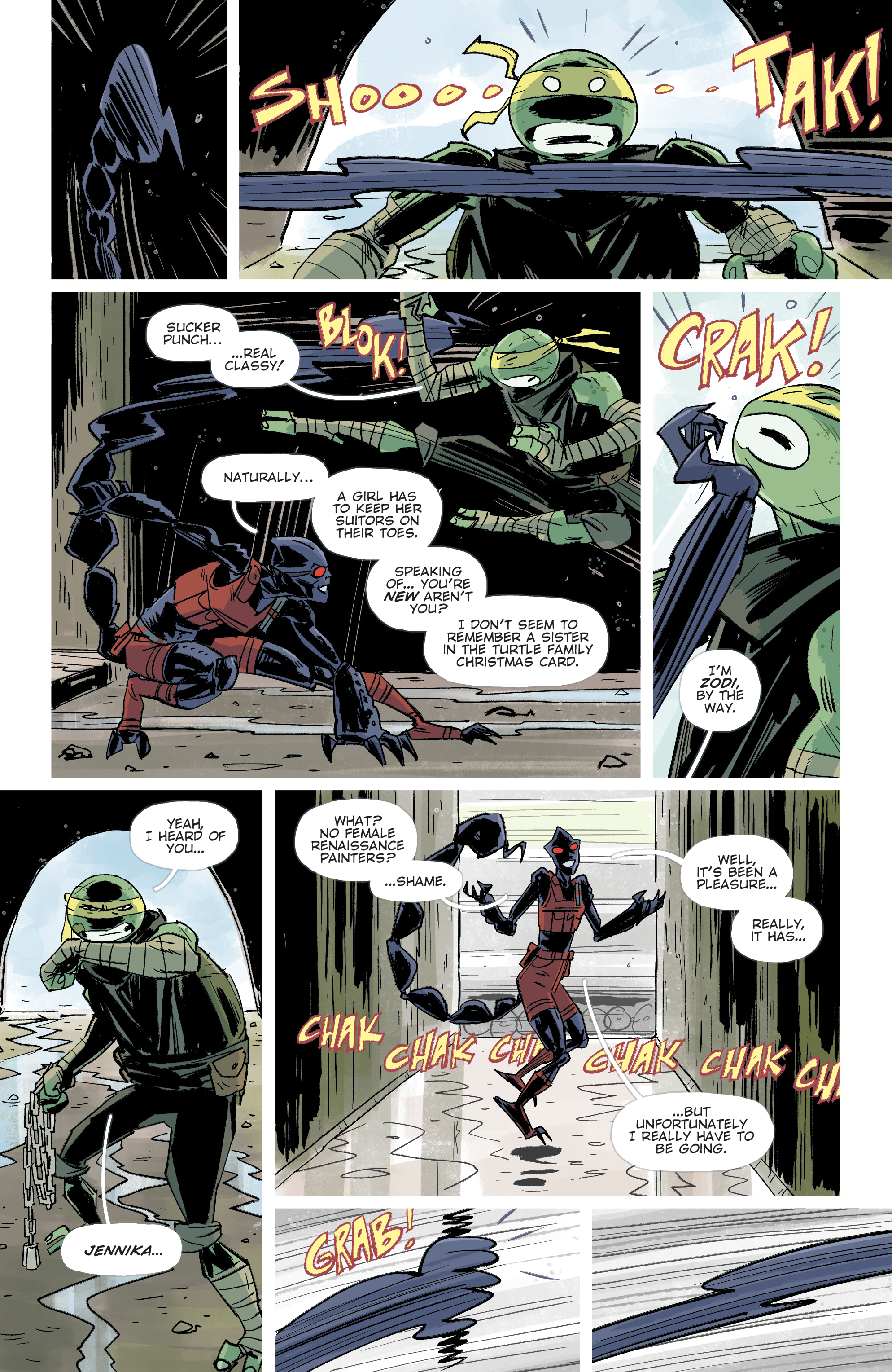 Read online Teenage Mutant Ninja Turtles: Jennika II comic -  Issue #3 - 13