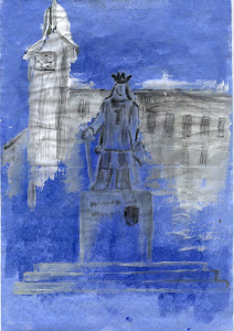 Vasluiul în viziunea tânãrului pictor Soroceanu