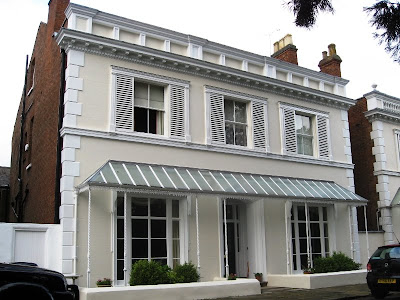 A grand double-fronted two-storey Regency house in Leamington Spa