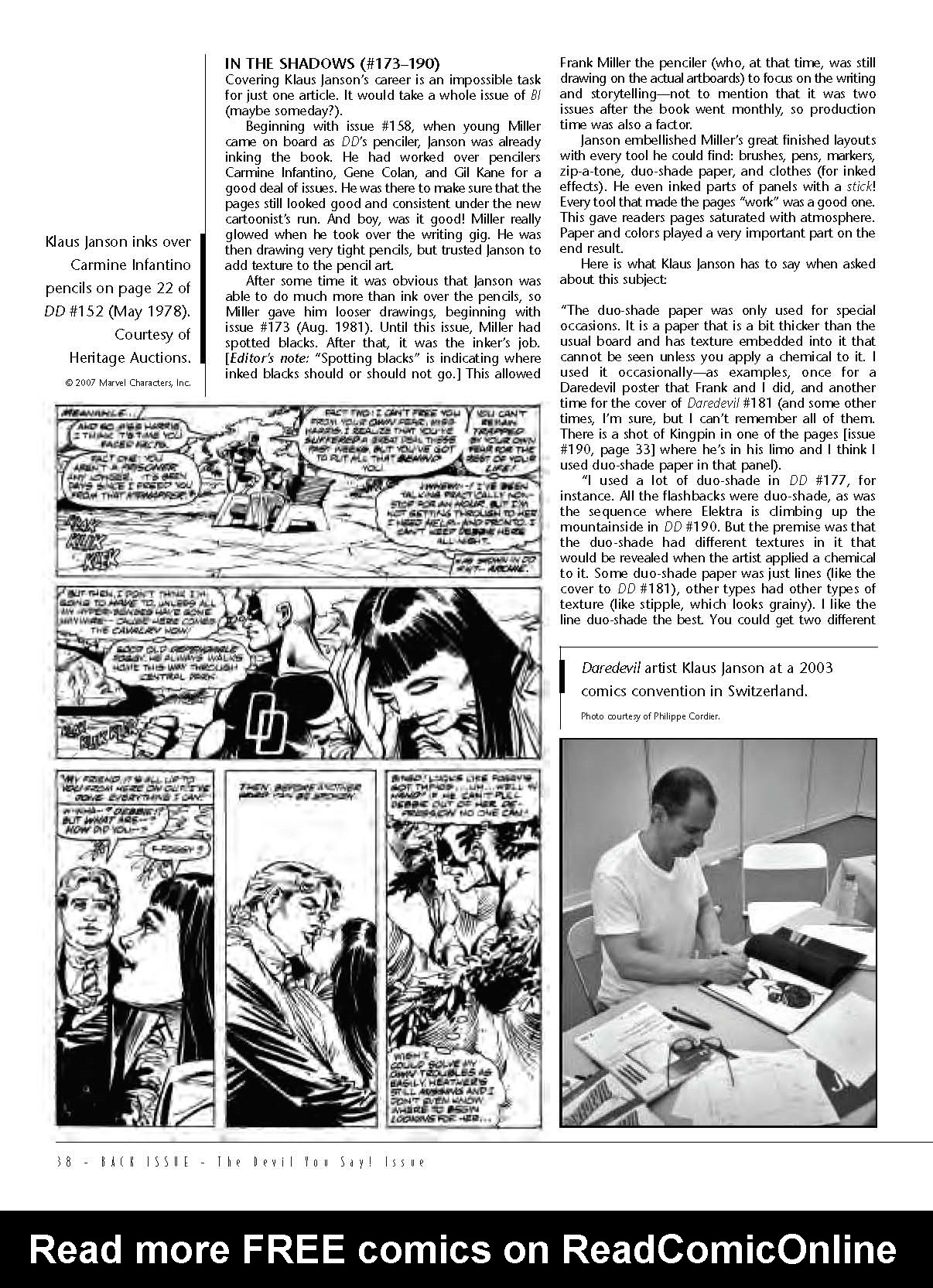 Read online Back Issue comic -  Issue #21 - 38