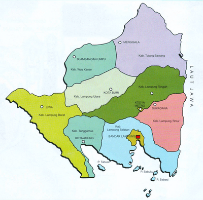 Gambar Peta Lampung Tengah Ukuran Besar Indonesia Terlengkap