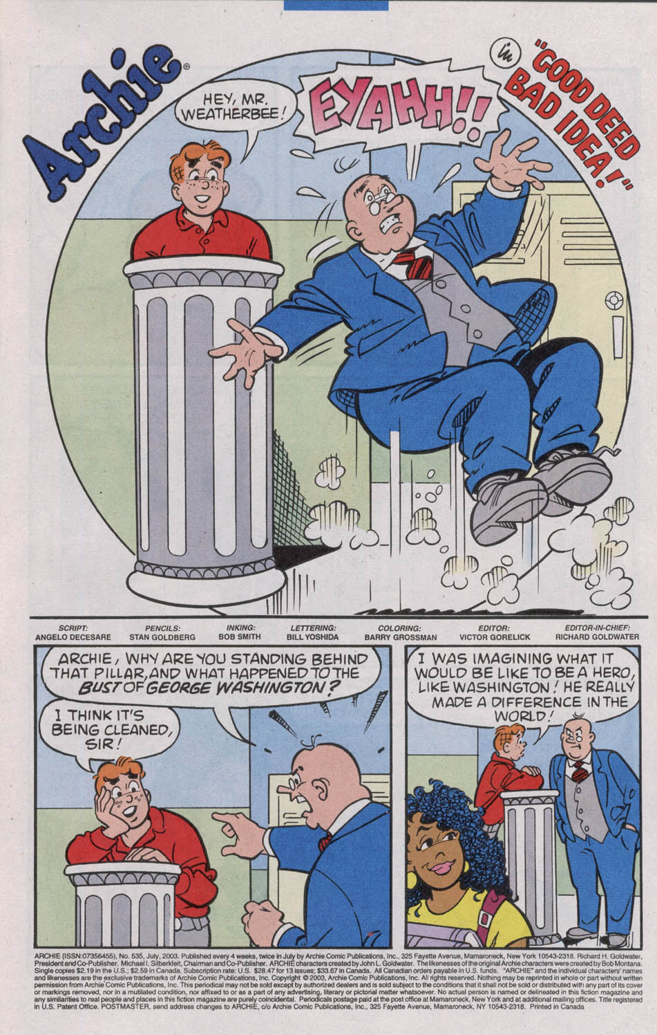 Read online Archie (1960) comic -  Issue #535 - 3