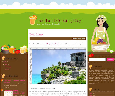 Food and Cooking Blogger Theme