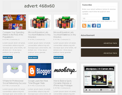 lightspace blogspot business theme