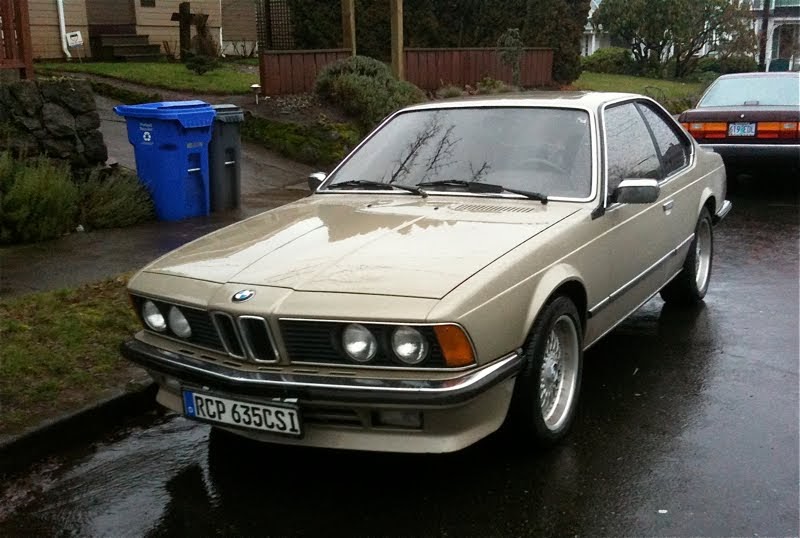old parked cars 1985 bmw 635csi euro spec