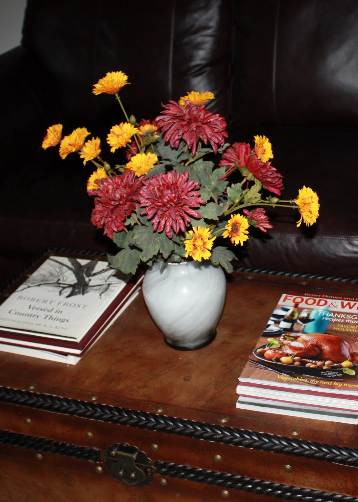 Not All Write: Autumn Flower Arrangements