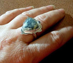 art jewelry ring by Janice Fowler