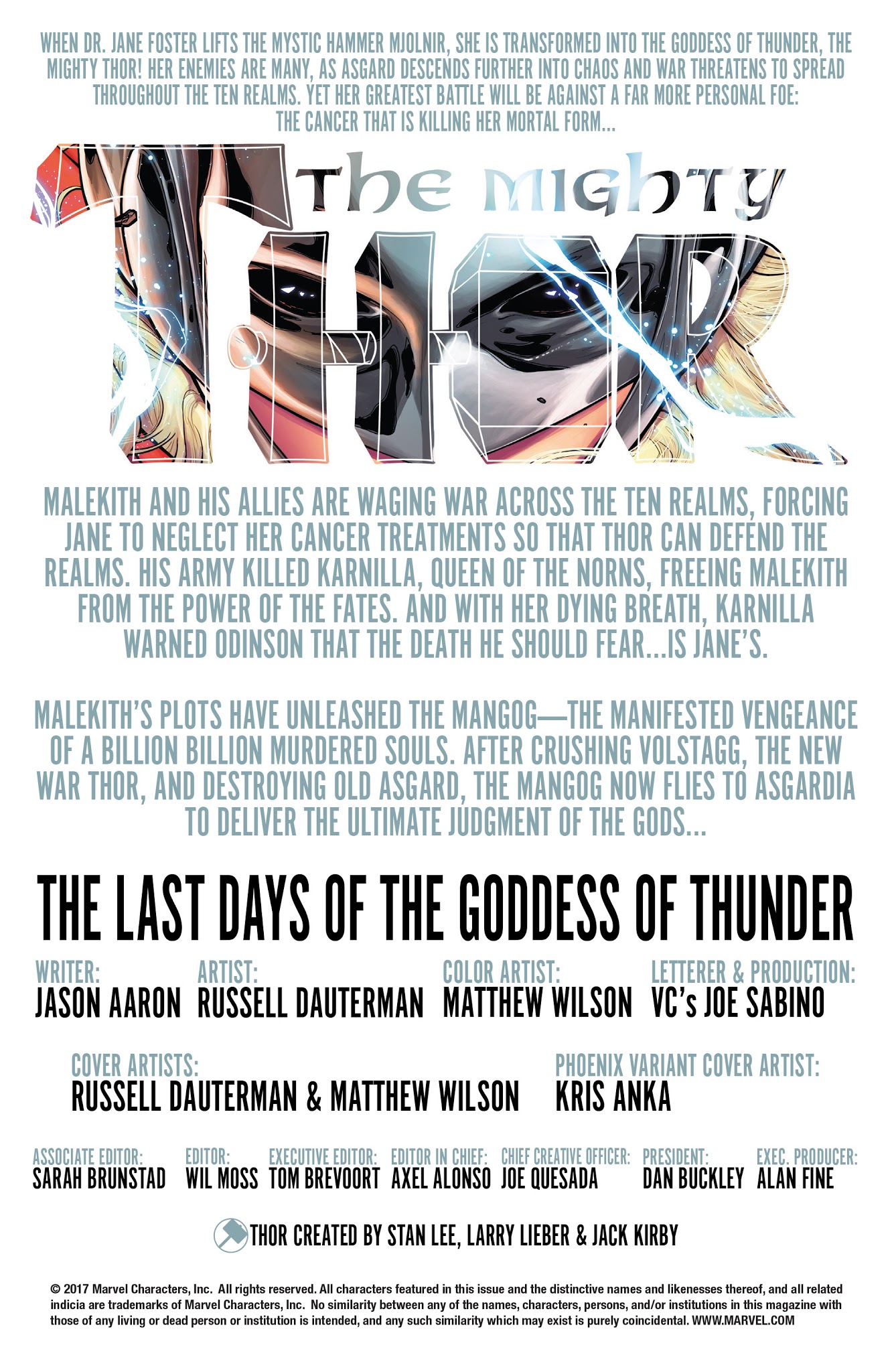 Read online Mighty Thor (2016) comic -  Issue #702 - 2