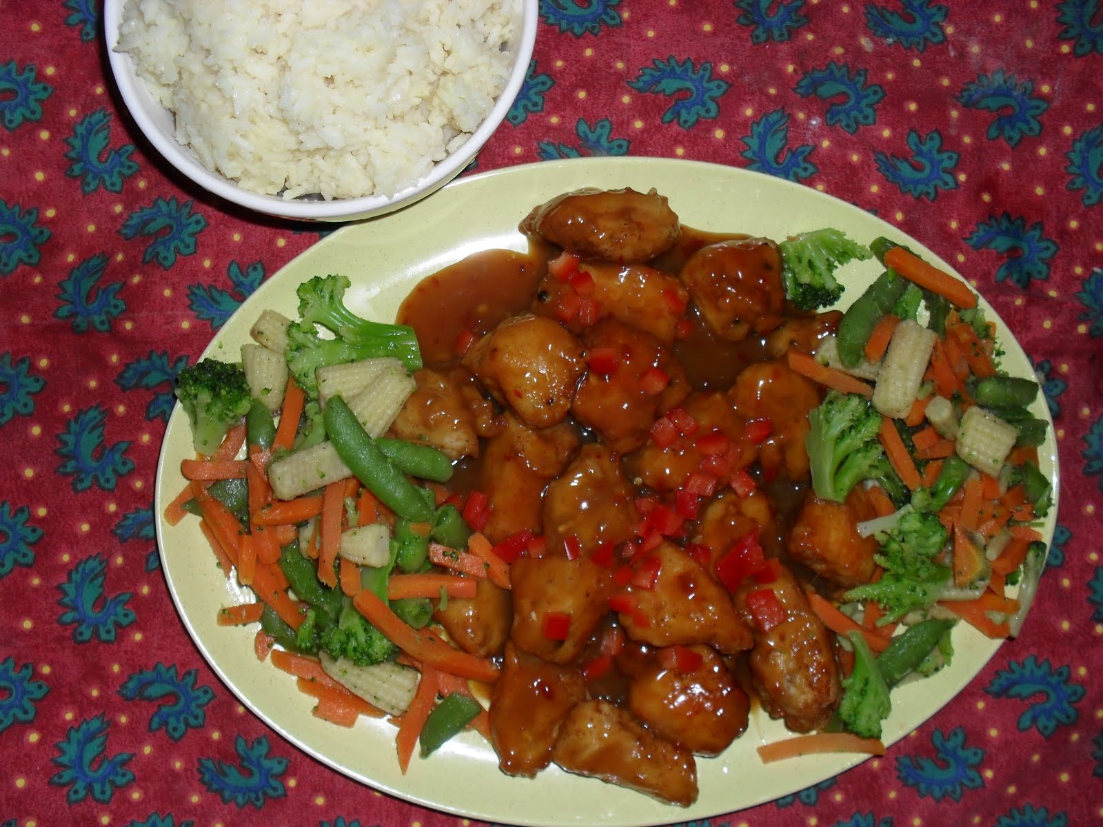 ROCK THAT PLATE! Orange Chicken!