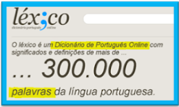 LÉXICO-Dicionário de Português Online