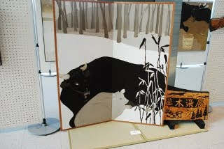 久保田昭美さんの草木染展の写真