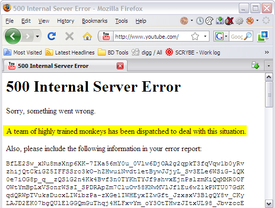 YouTube's highly trained monkeys: Is There A Problem Here?: YouTube's ...
