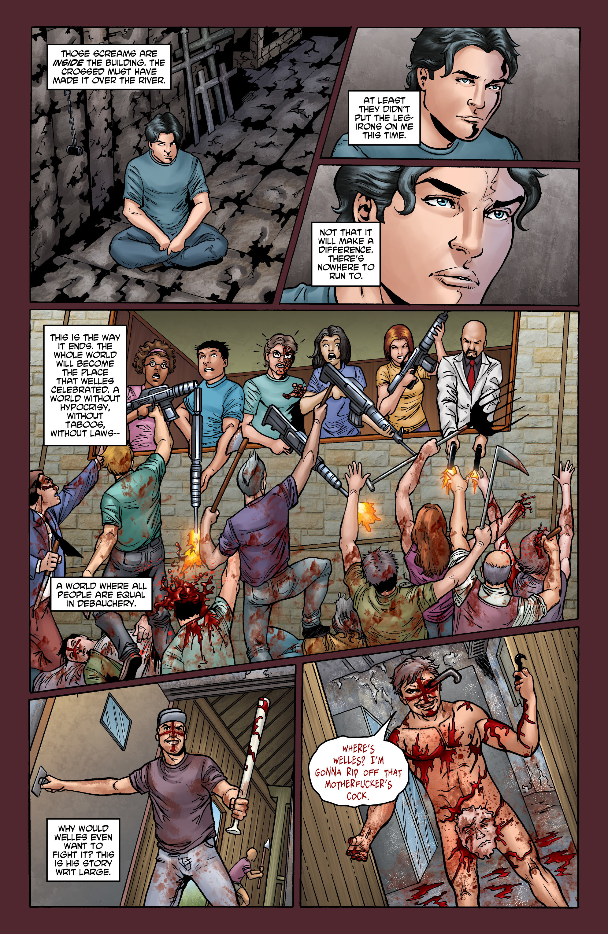 Read online Crossed: Badlands comic -  Issue #18 - 17