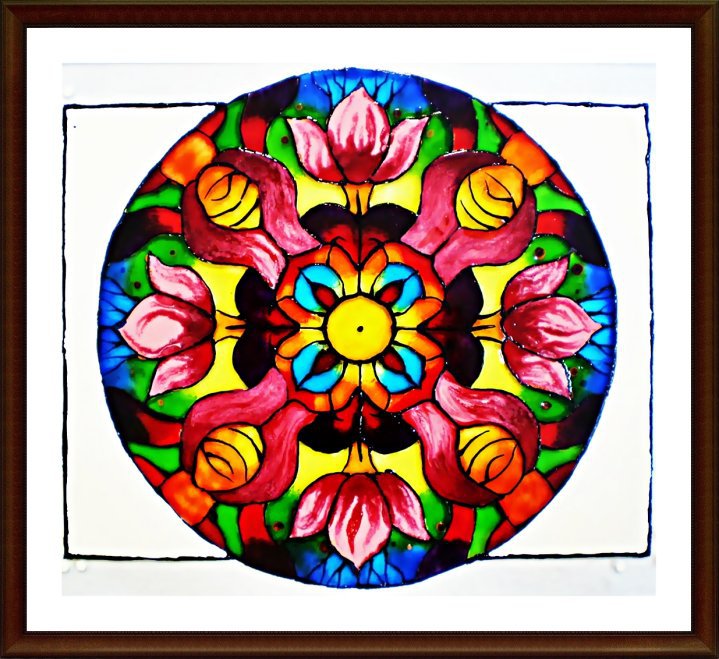 langkah kita GLASS PAINTING FOR SALE