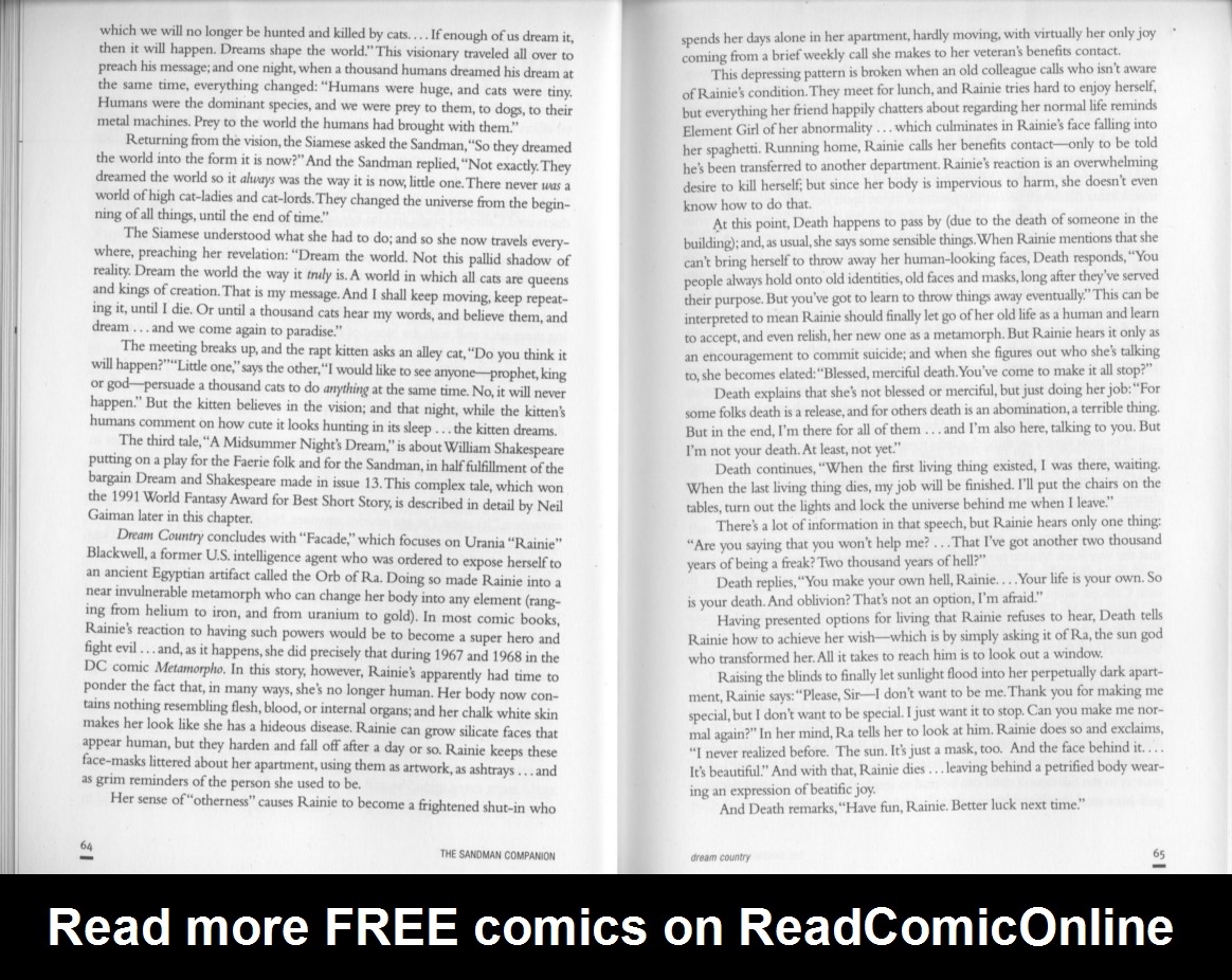 Read online The Sandman Companion comic -  Issue # TPB - 40