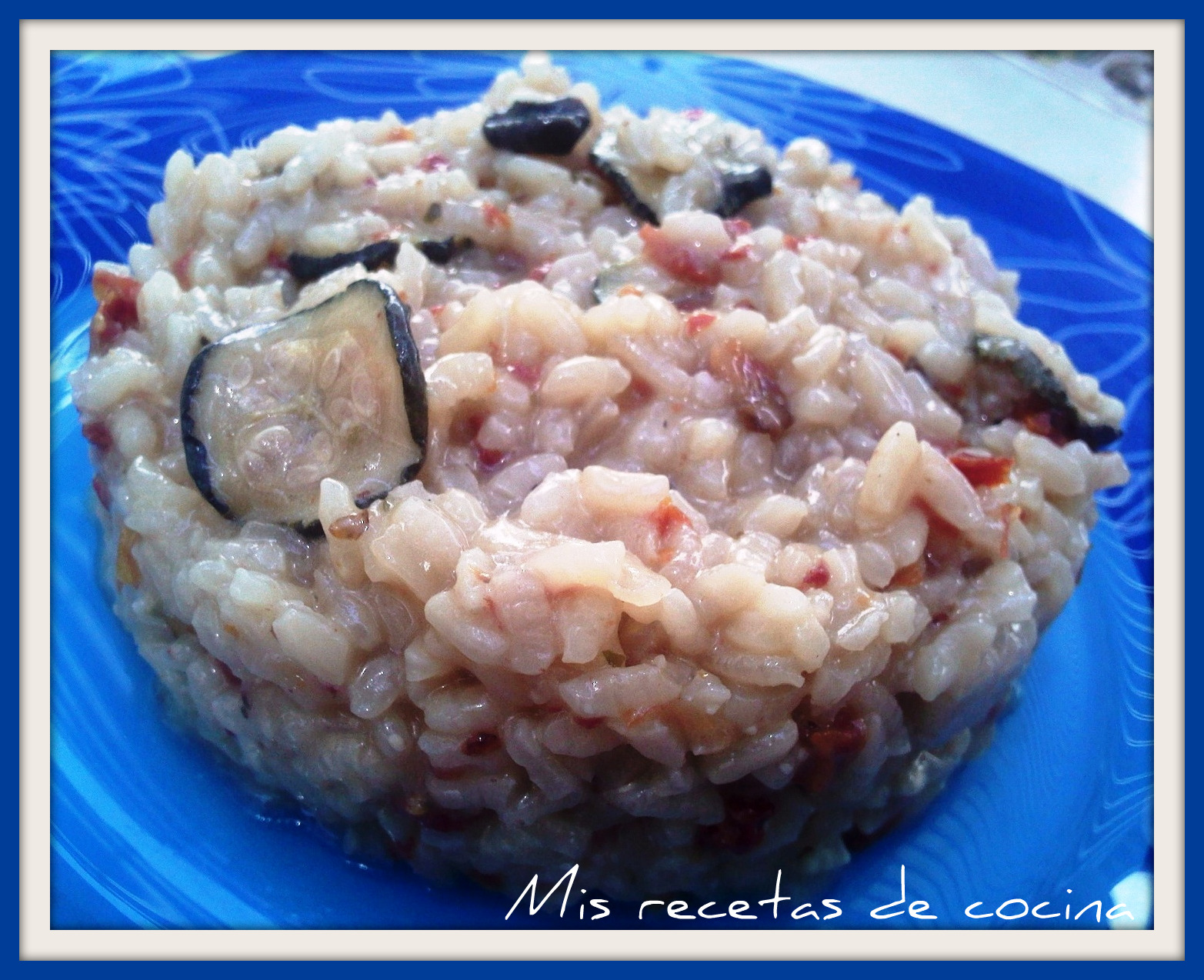 Risotto mediterráneo Trevijano Mis recetas de cocina