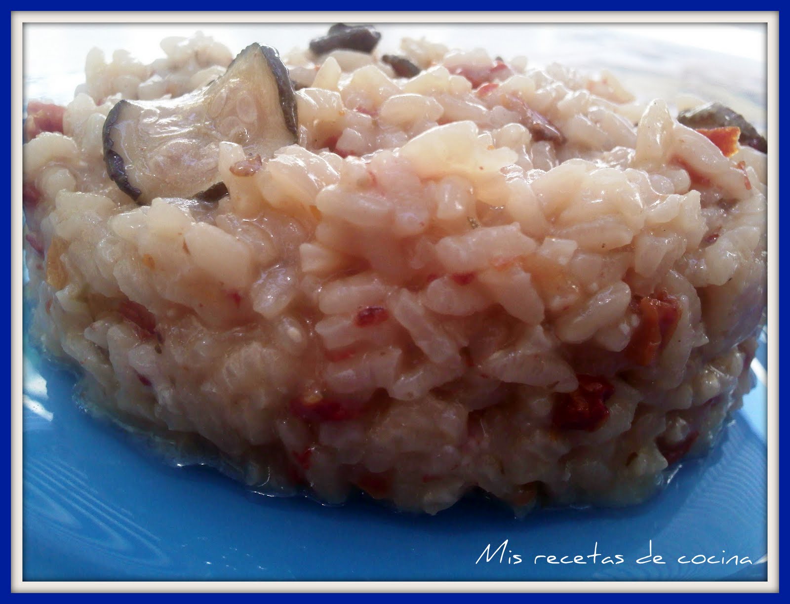 Risotto mediterráneo Trevijano Mis recetas de cocina