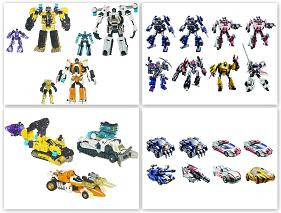 Transformers Deluxe Generation Wave 3 & Power Core Commander 2-Packs Series 02 - Set of 3
